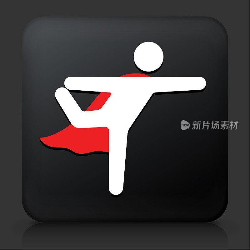 超级英雄与Cape Fitness图标